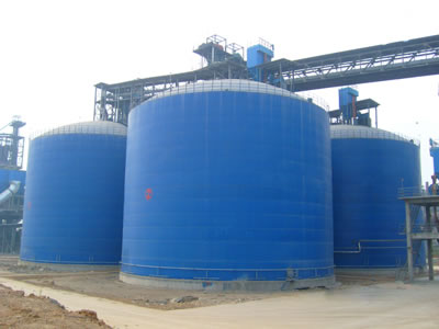 界首水泥钢板库改造